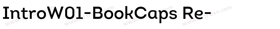 IntroW01-BookCaps Re字体转换